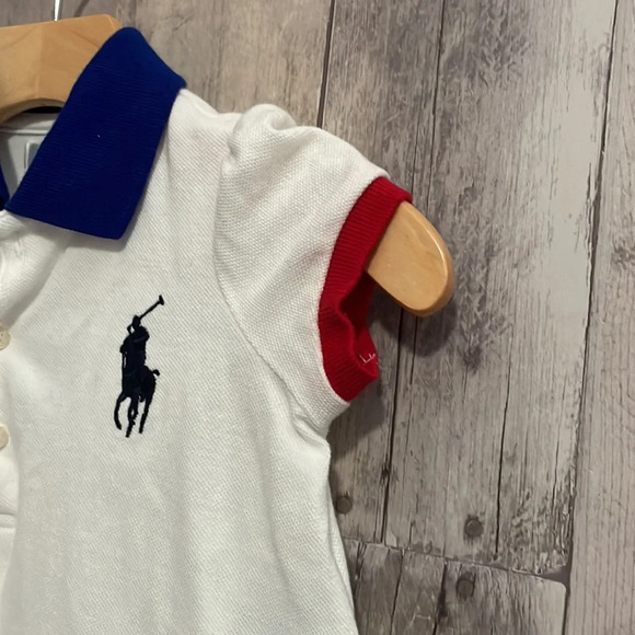 Ralph Lauren baby toddler dress polo white sleeveless - Picture 3 of 5
